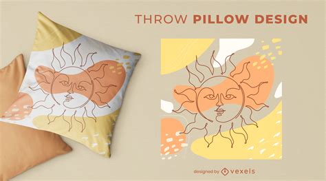 Pillow Sun Design