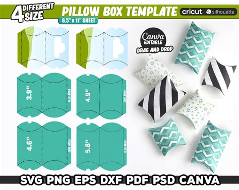 Download pillow-box-template-2 SVG