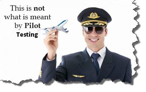 pilot testing meaning in tagalog