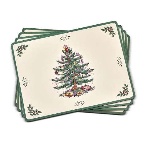 pimpernel christmas placemats and coasters