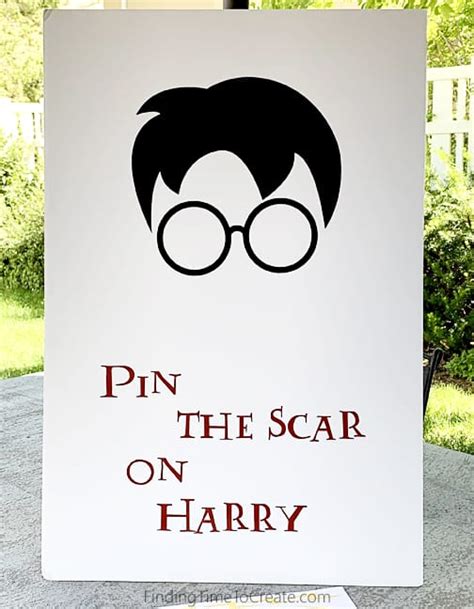 Free Pin the Scar on Harry Potter Game in 2020 Harry potter