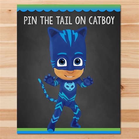 pin the tail on catboy free printable PrintableTemplates