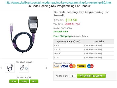 Pin Code Reading Key Programming