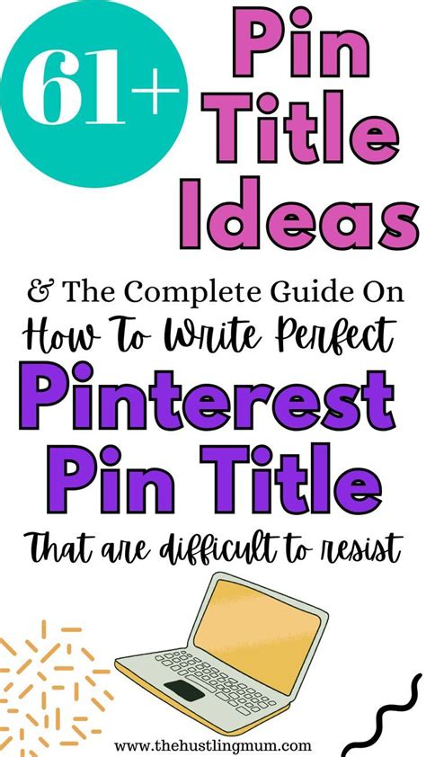 Pin Title Ideas