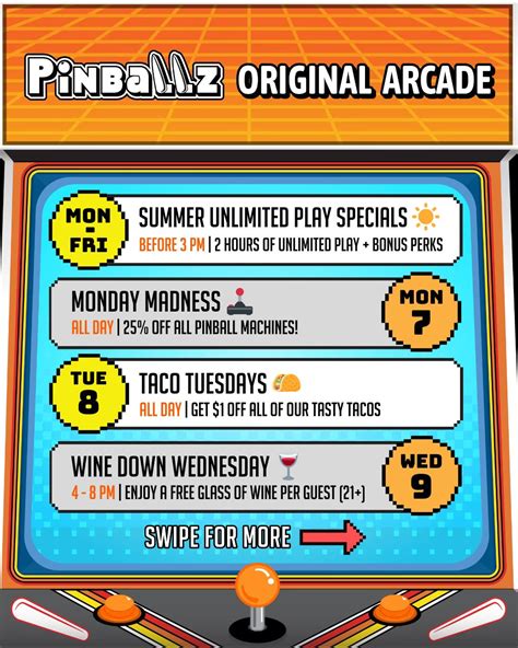 Pinballz Arcade Hours
