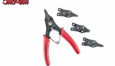 Pince A Clips Piston 2 X lligator Noir Rouge Cuivre Synthétique