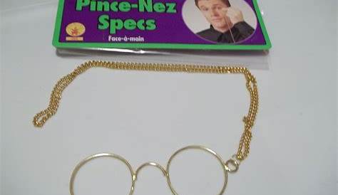 Pince Nez Glasses Fancy Dress 1930s Gold Spectacles Vintage By Biminicricket