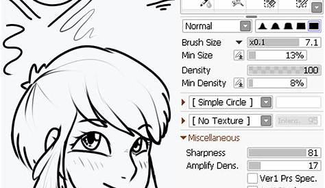 Pinceles Paint Tool Sai Lineart A Blog For Brushes! I Do Not Take Credit