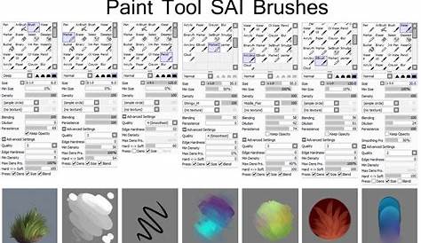 🤩 Pinceles para Paint Tool SAI Guía Completa 2020