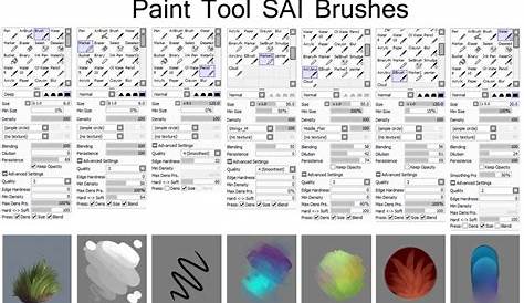 Pinceles Para Paint Tool Sai 2 Brushes Type For SAI By Ryky On DeviantArt