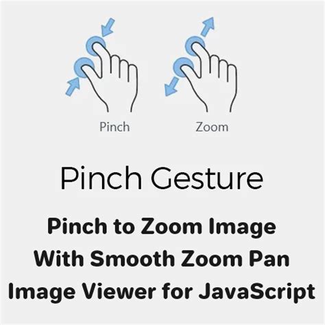 Pinch Zoom Event Javascript