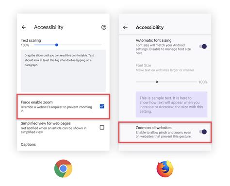 Pinch Zoom Firefox Android