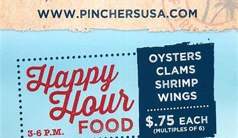 Pinchers Crab Shack Menu Key West / Florida Keys Money Saving