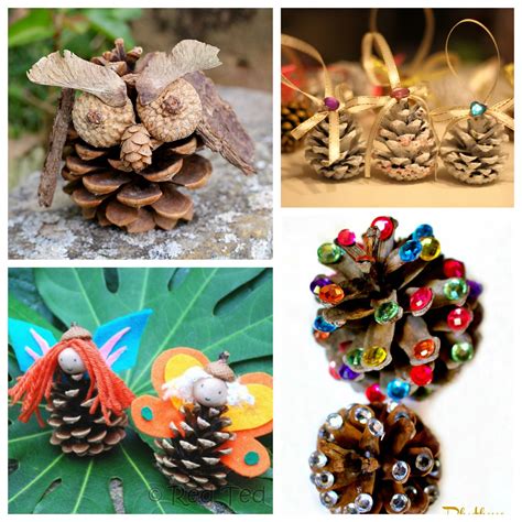 48 Amazing DIY Pine Cone Crafts & Decorations A Piece Of Rainbow