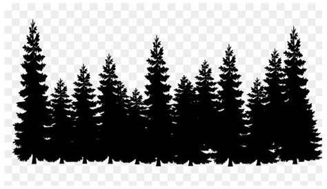 Tree icon set pine line linear outline Royalty Free Vector