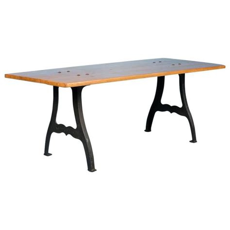 Pine Dining Table Metal Legs