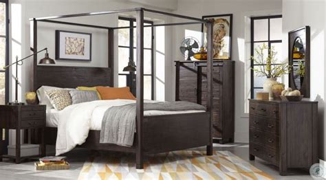 Pine Hill 5Piece Queen Storage Bedroom Set Rustic Pine Leon's