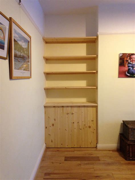 Pine Shelf Cupboards