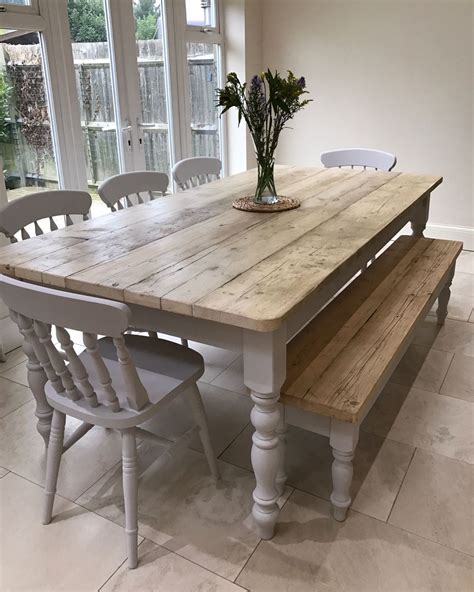 Pine Wood Dining Room Table
