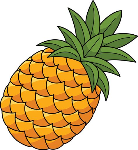 Pineapple Clip Art Vector Free