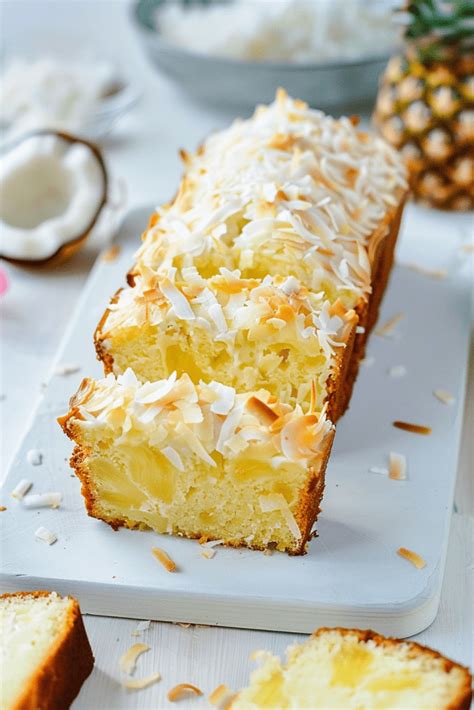 Pineapple Coconut Loaf Cake
