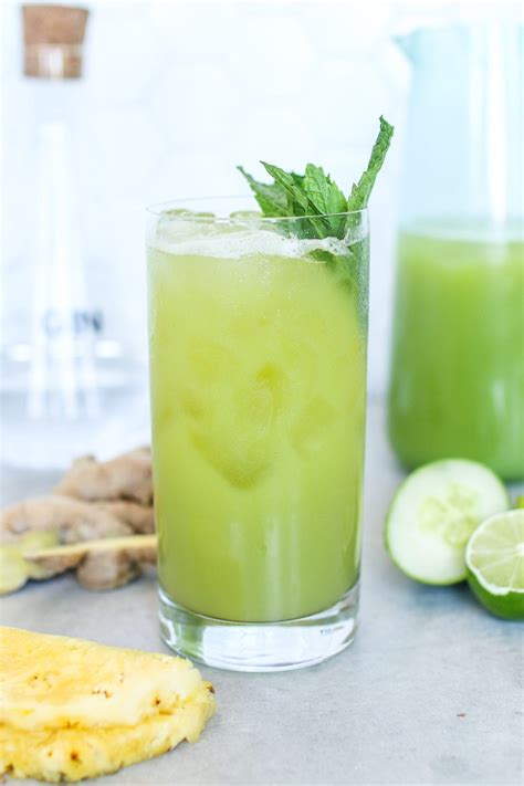 Pineapple Cucumber Agua Fresca
