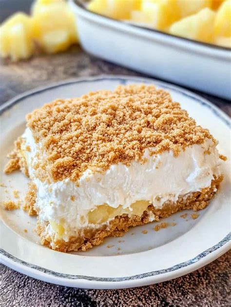 Pineapple Dream Dessert With Marshmallows