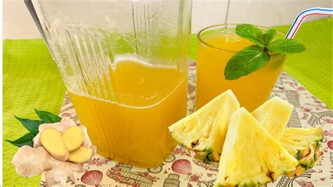 pineapple ginger juice jamaican style