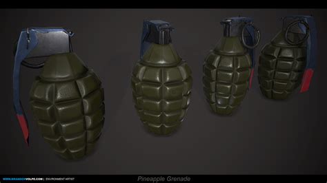 Pineapple Grenade Prop