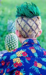 pineapple hairstyle