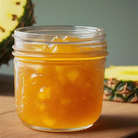 Pineapple Jam With Liquid Pectin