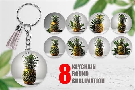 Pineapple Keychain Design