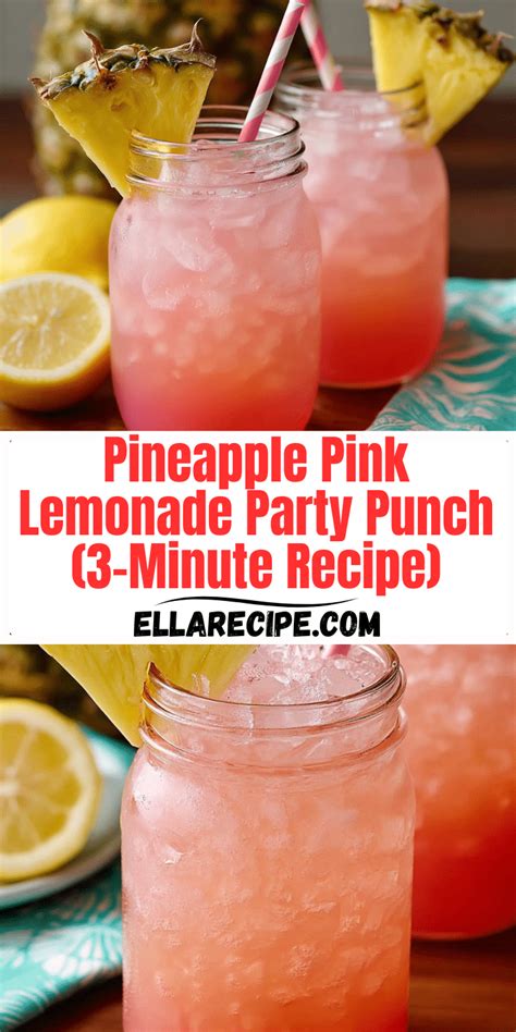 Pineapple Lemonade Pink Punch