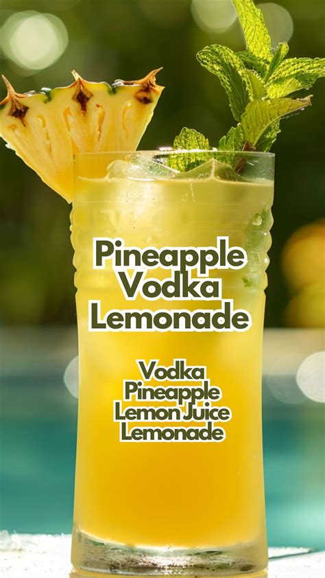 Pineapple Lemonade Vodka
