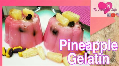 Pineapple On Gelatin