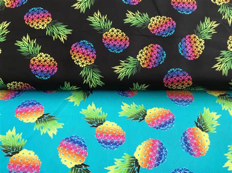 Pineapple Print Fabric