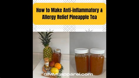 Pineapple Tea For Allergy