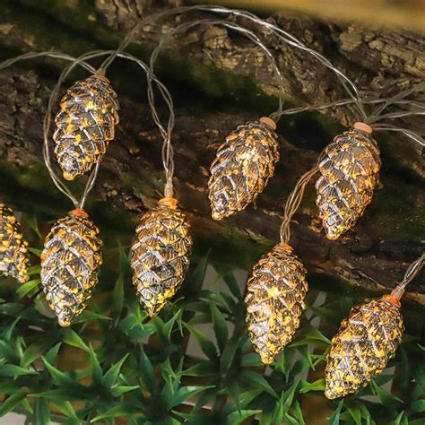 Pinecone String Lights Target