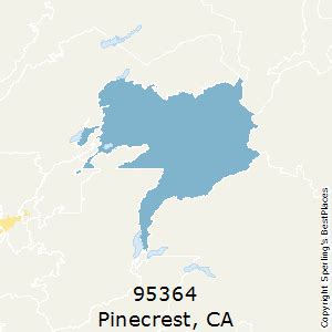 Pinecrest Ca Zip Code