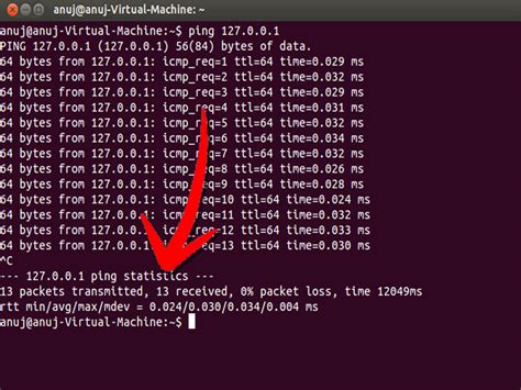 ping command in linux