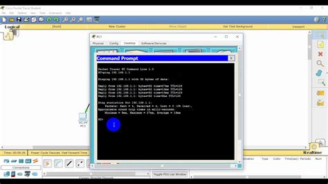 ping command packet tracer