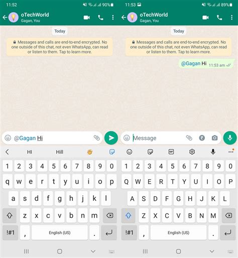 ping in whatsapp meaning in tamil with example