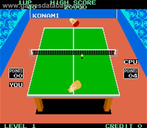 ping pong arcade game