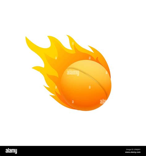 ping pong ball on fire