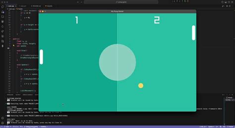 Ping Pong Game In C++
