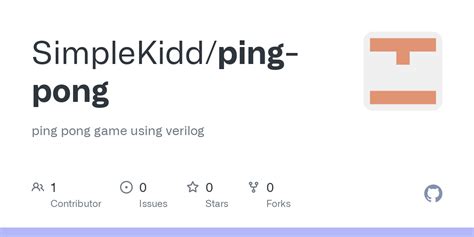 Ping Pong Game Verilog Code