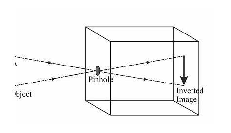 Pinhole Camera Ray Diagram With The Help Of A Show The Formation Of An Image