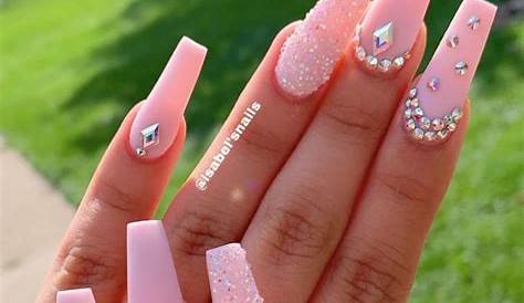 Pink Acrylic Nail Ideas Coffin 53 Hottest s Design For Spring Long