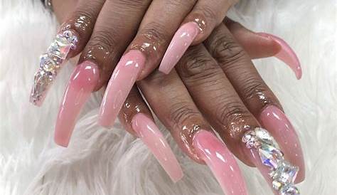 Pink Acrylic Nails Curved Pin By Mellisa Silva On Long