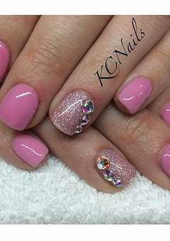 Pink Acrylic Overlay On Natural Nails: A Trendy Nail Art Technique In 2023